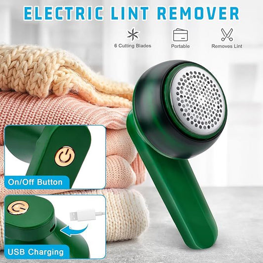 LintAway Pro™ – Rechargeable Fabric Shaverماكينة إزالة الوبر الاحترافية